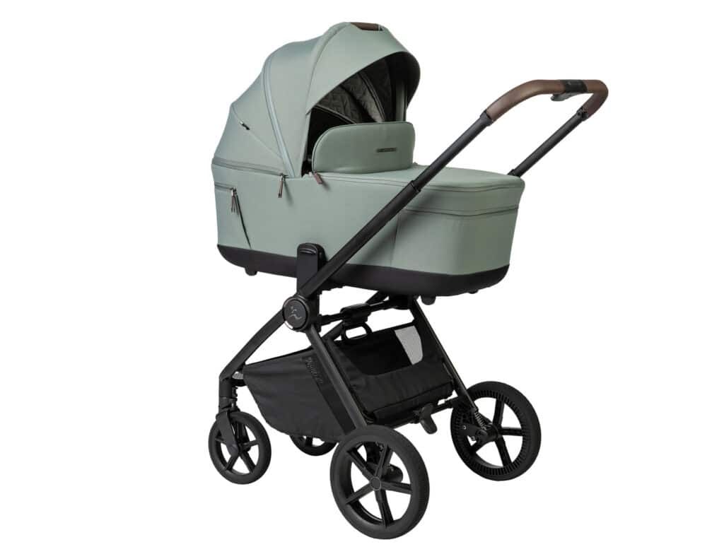 עגלה Sport Line דגם Cielo XL 2026 בצבע ריפוד ירוק /ידית חומה/ שלד שחור ספורט ליין עגלה Sport Line דגם Cielo XL 2026 בצבע ריפוד ירוק /ידית חומה/ שלד שחור ספורט ליין