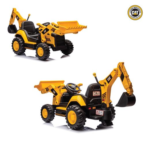 טרקטור ממונע עם כף העמסה וכף חפירה CAT 12V IAM טרקטור ממונע עם כף העמסה וכף חפירה CAT 12V IAM