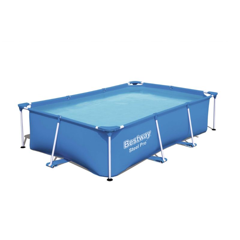 בריכה שחייה מלבנית לגינה 259X170X61 ס"מ 56403 מבית BESTWAY בריכה שחייה מלבנית לגינה 259X170X61 ס"מ 56403 מבית BESTWAY