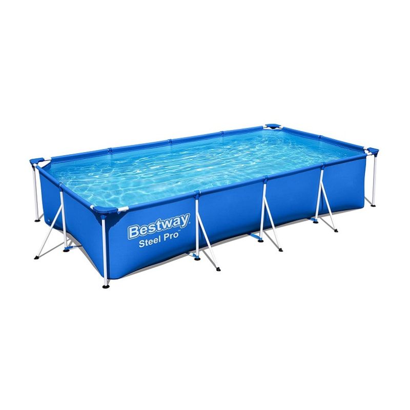 בריכת שחייה מלבנית ענקית ורחבה 400X211X81 ס"מ 56405 מבית Bestway בריכת שחייה מלבנית ענקית ורחבה 400X211X81 ס"מ 56405 מבית Bestway