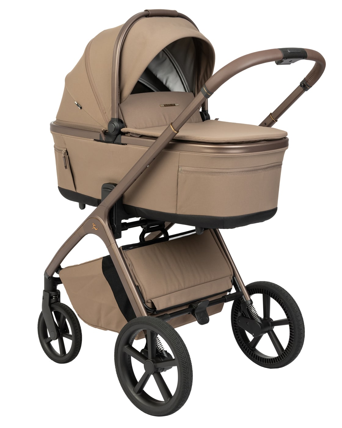 עגלת NOVO דגם 2026 ספורטליין בצבע חום עם סלקל מתנה! - Sportline Brown עגלת NOVO דגם 2026 ספורטליין בצבע חום עם סלקל מתנה! - Sportline Brown